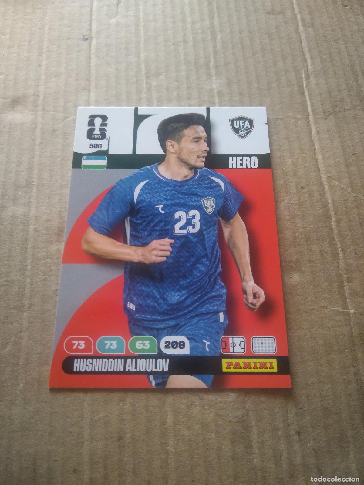 Cromos de f&uacute;tbol: 508 HUSNIDDIN ALIQULOV UZBEKISTAN CROMO FUTBOL PANINI ADRENALYN MUNDIAL 2026 WORLD CUP