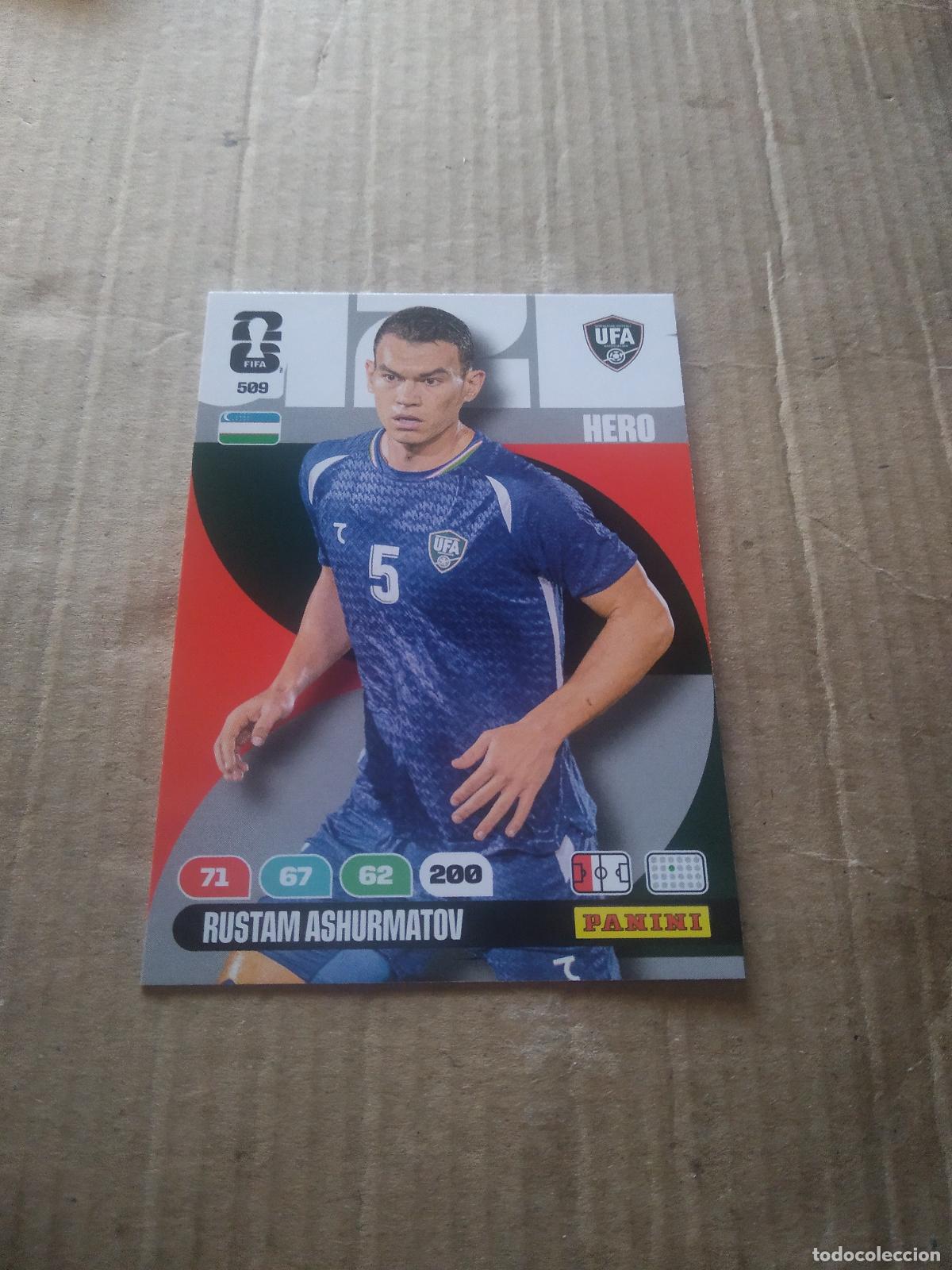 Cromos de f&uacute;tbol: 509 RUSTAN ASHURMATOV UZBEKISTAN CROMO FUTBOL PANINI ADRENALYN MUNDIAL 2026 WORLD CUP