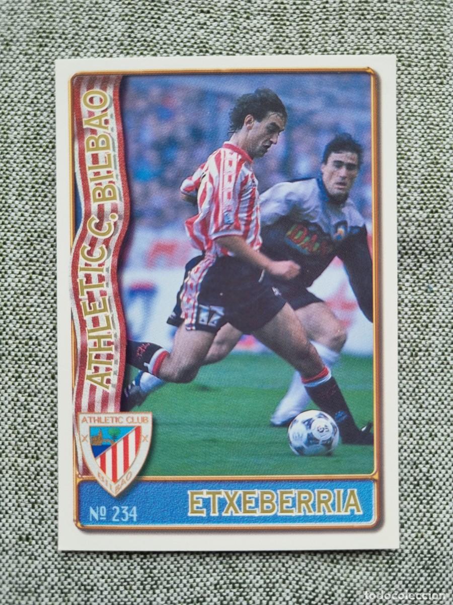 Cromos de f&uacute;tbol: 233 ETXEBERRIA (Athletic Club de Bilbao). Las Fichas de la Liga 1996 1997 96 97 (Mundicromo)