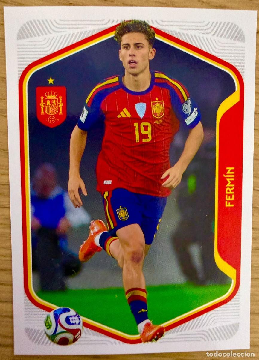 Cromos de f&uacute;tbol: 46 FERMIN SELECCION ESPA&Ntilde;OLA CARREFOUR ESPA&Ntilde;A 2026 26 STICKER SIN PEGAR PANINI