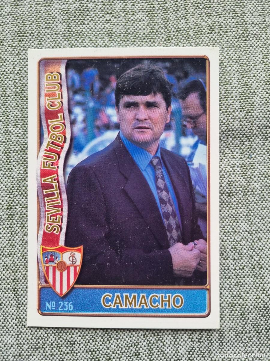 Cromos de f&uacute;tbol: 236 CAMACHO (Sevilla FC). Las Fichas de la Liga 1996 1997 96 97 (Mundicromo)