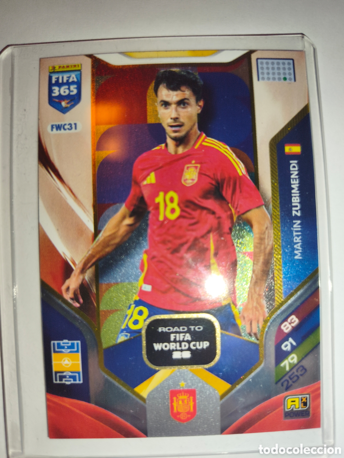 Cromos de f&uacute;tbol: FIFA 365 MARTIN ZUBIMENDI FWC31