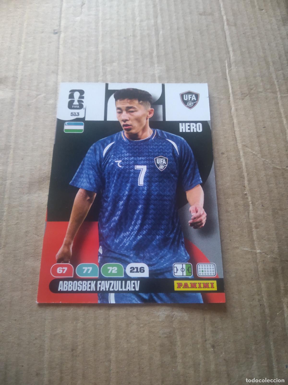 Cromos de f&uacute;tbol: 513 ABBOSBEK FAYZULLAEV UZBEKISTAN CROMO FUTBOL PANINI ADRENALYN MUNDIAL 2026 WORLD CUP