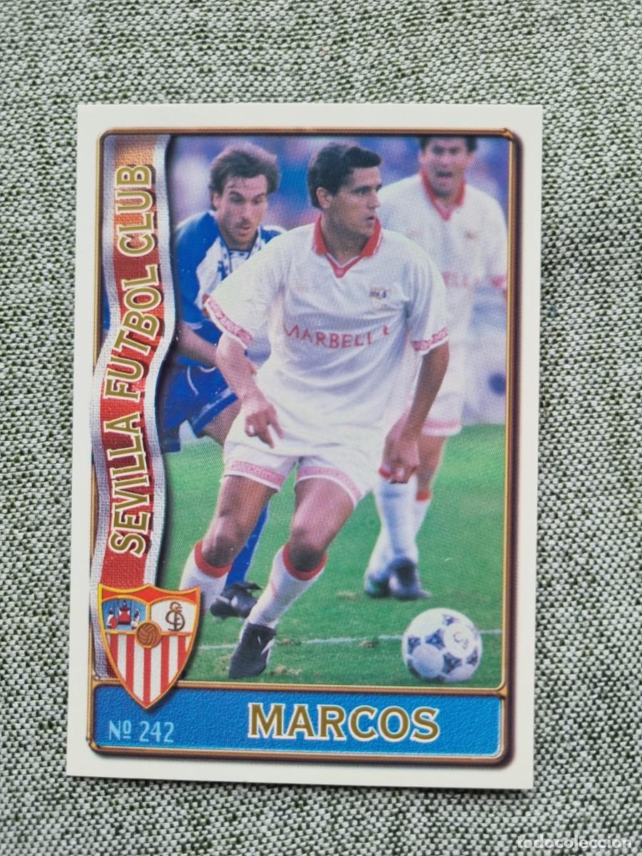 Cromos de f&uacute;tbol: 242 MARCOS (Sevilla FC). Las Fichas de la Liga 1996 1997 96 97 (Mundicromo)