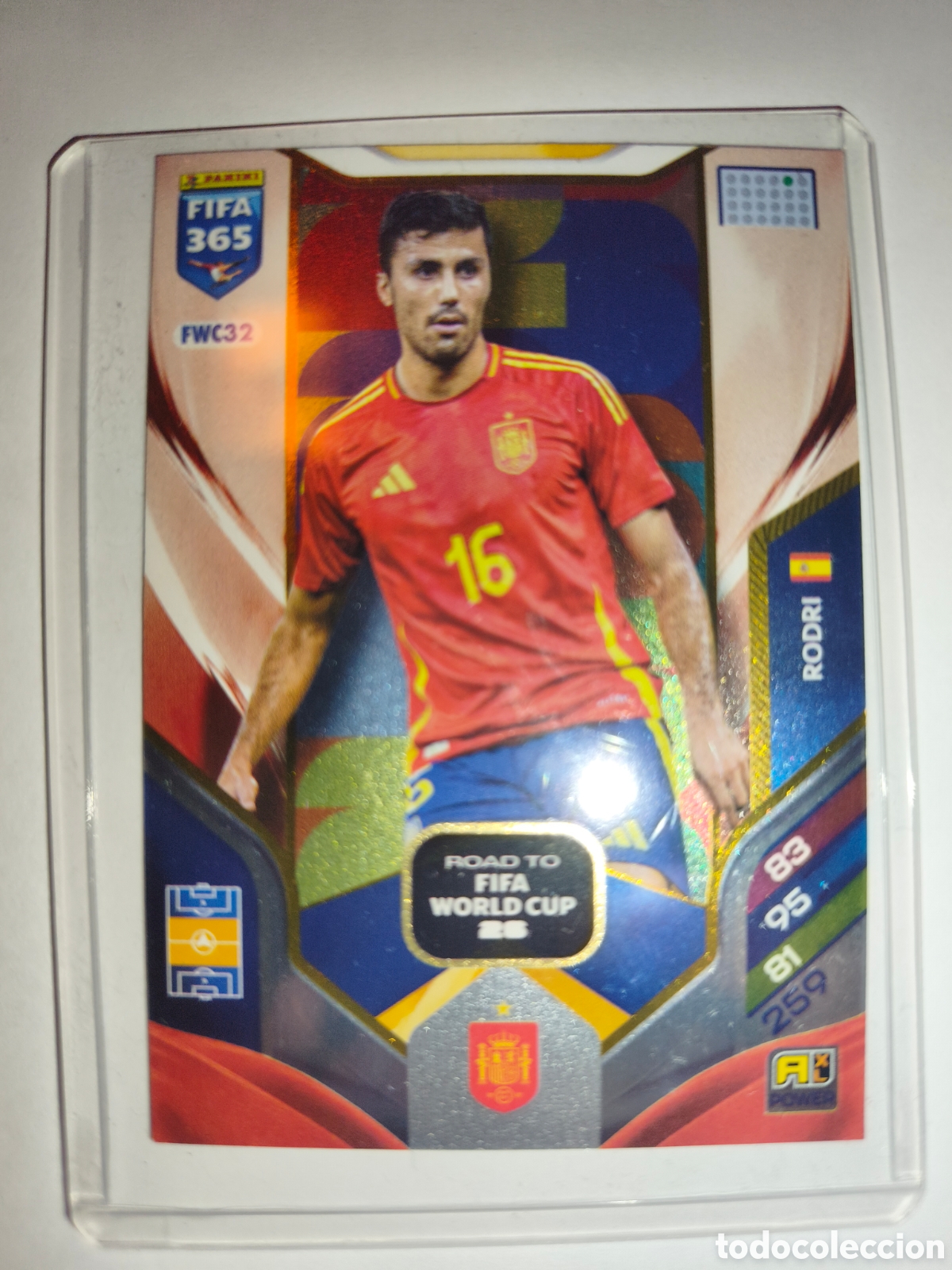 Cromos de f&uacute;tbol: FIFA 365 RODRI ESPA&Ntilde;A FWC32
