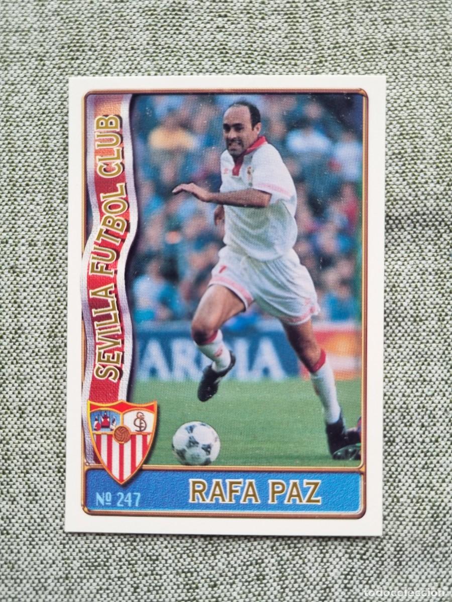 Football Stickers: 247 RAFA PAZ (Sevilla FC). Las Fichas de la Liga 1996 1997 96 97 (Mundicromo)