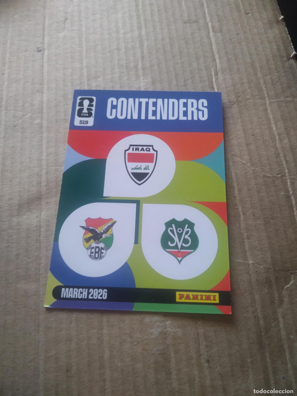 Football Stickers: 519 IRAQ SURINAME BOLIVIA CROMO FUTBOL PANINI ADRENALYN MUNDIAL 2026 WORLD CUP
