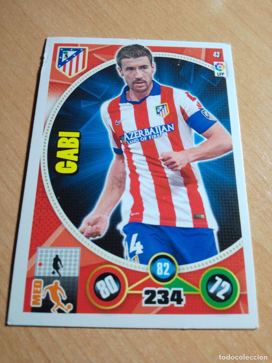Football Stickers: 43 GABI DEL ATLETICO DE MADRID 14 15 ADRENALYN XL 2014 2015