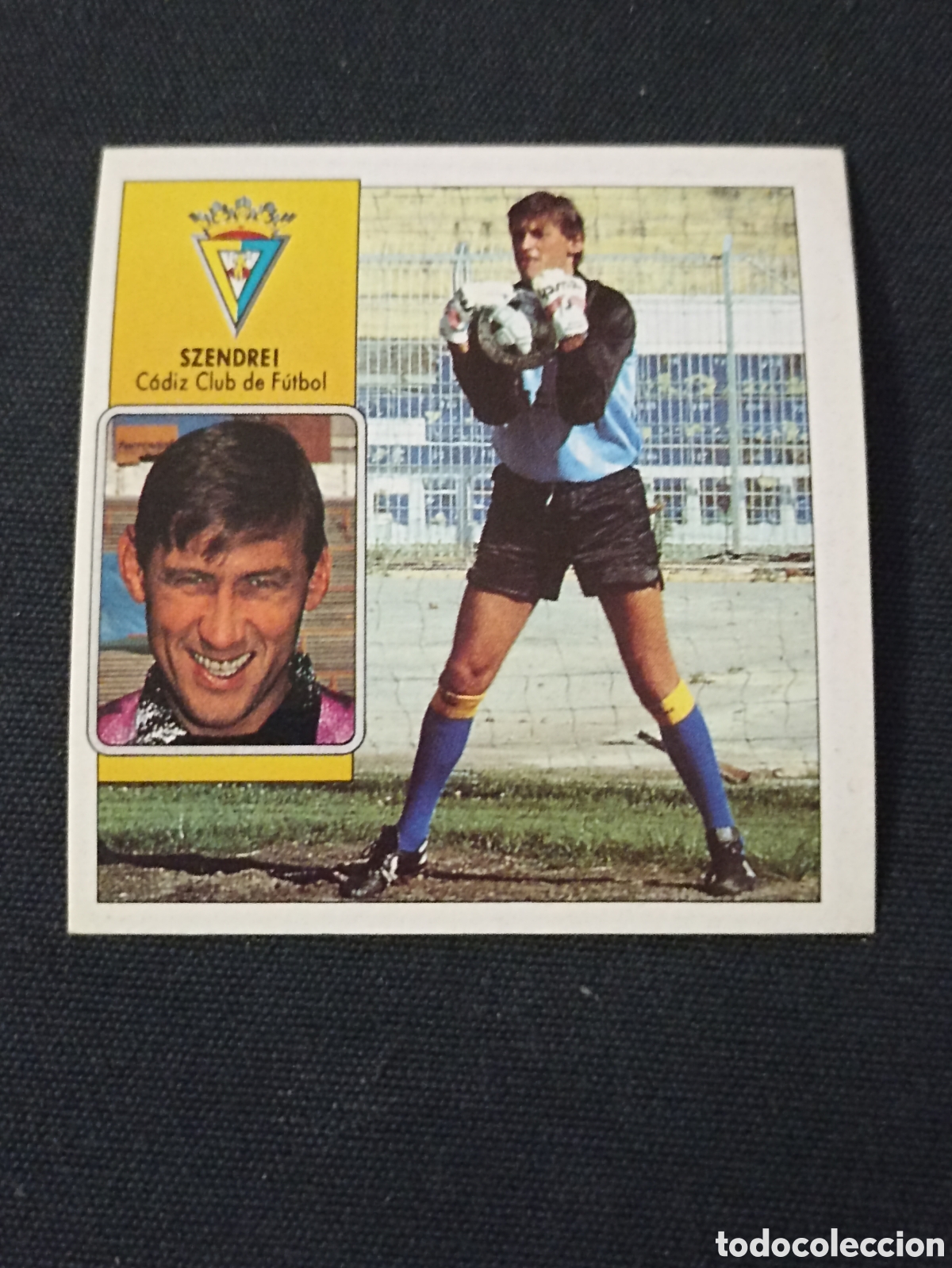 Cromos de f&uacute;tbol: Szendrei ( C&aacute;diz Club de F&uacute;tbol ). Liga este 92-93. Nunca pegado
