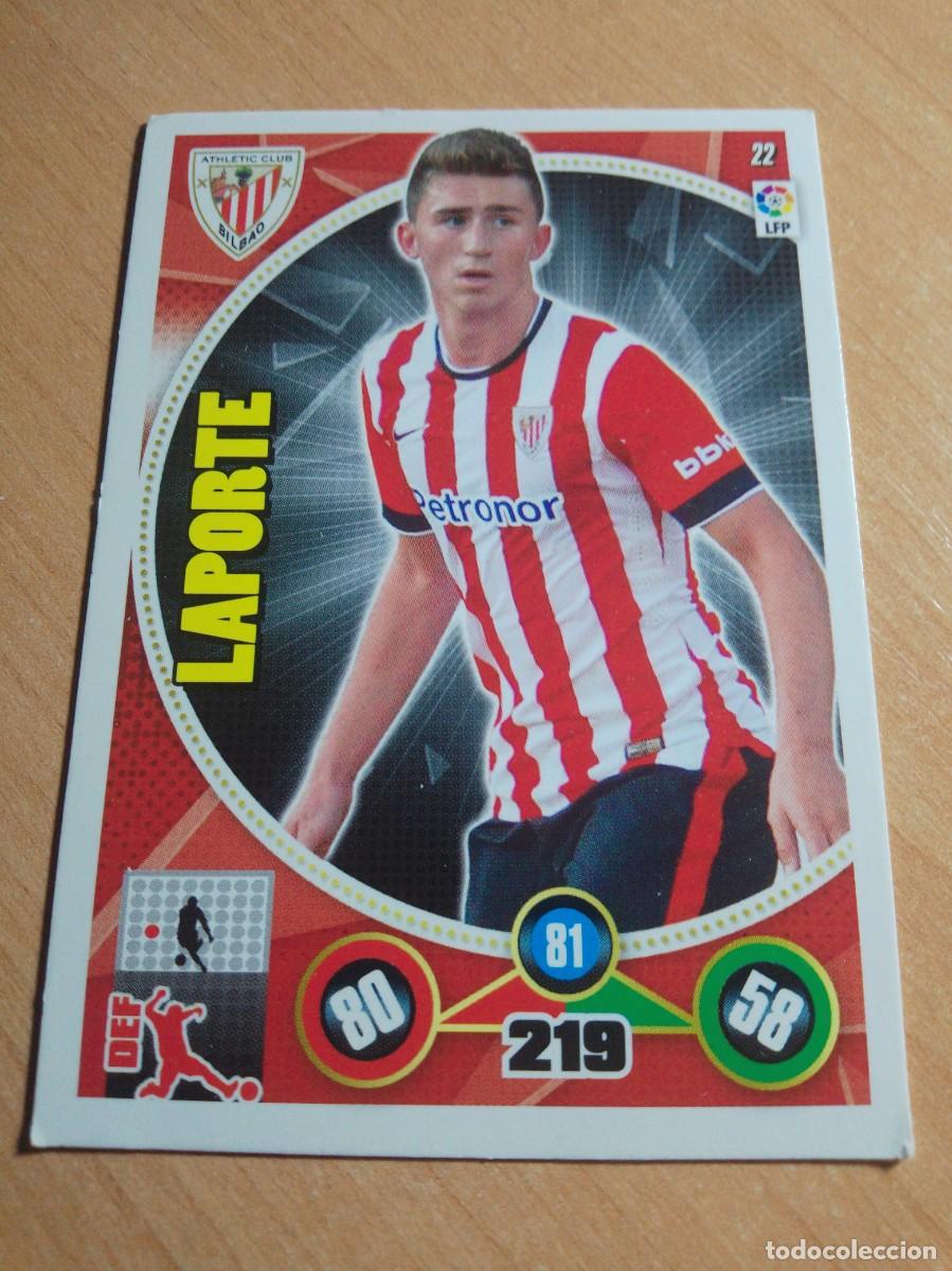 Cromos de Futebol: 22 LAPORTE DEL ATHLETIC DE BILBAO 14 15 ADRENALYN XL 2014 2015