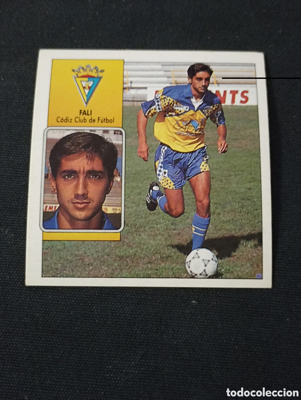 Cromos de f&uacute;tbol: Fali ( C&aacute;diz Club de F&uacute;tbol ). Liga este 92-93. Nunca pegado