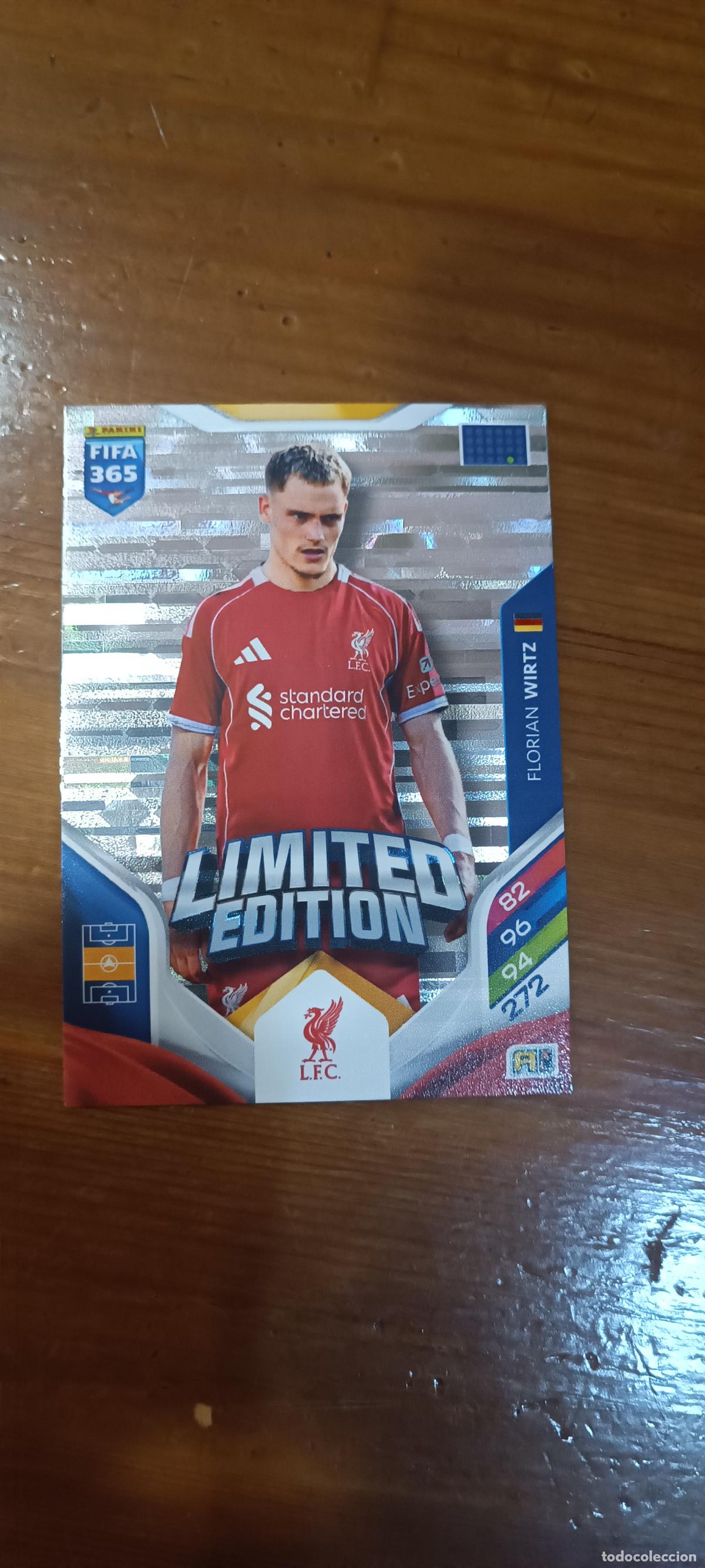 Football Stickers: WIRTZ LIVERPOOL LIMITED EDITION PANINI ADRENALYN FIFA 365 2025 2026 25 26