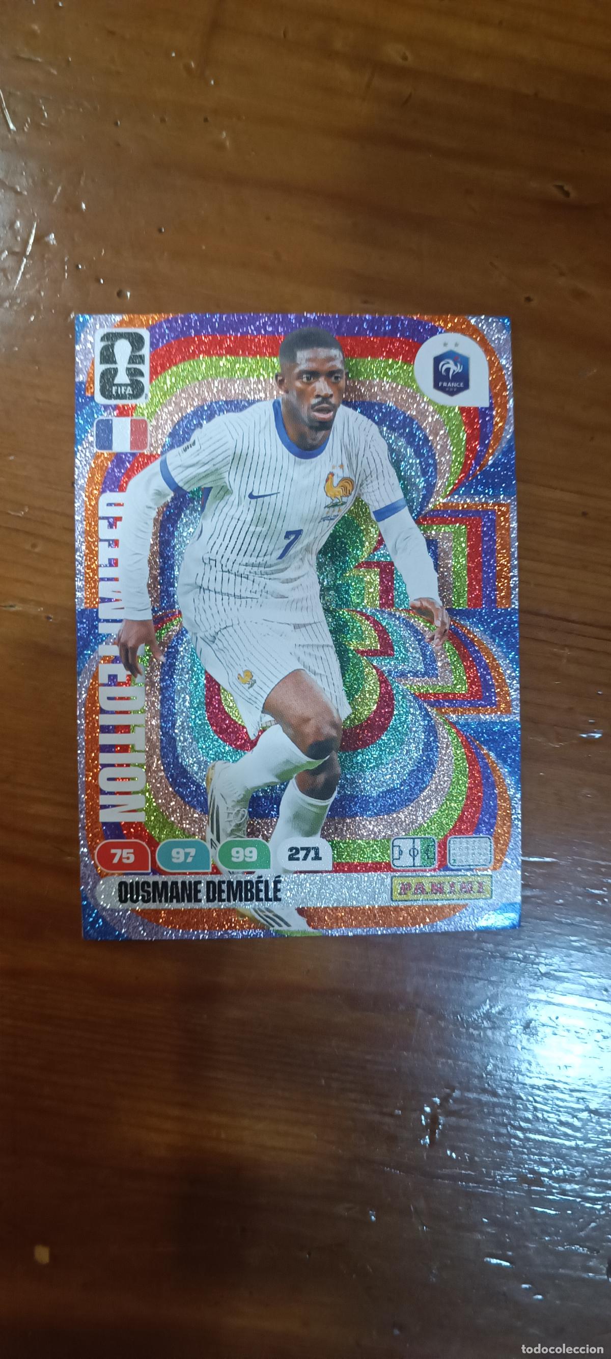 Cromos de f&uacute;tbol: OUSMANE DEMBELE FRANCIA LIMITED EDITION PANINI ADRENALYN FIFA WORLD CUP 26 2026