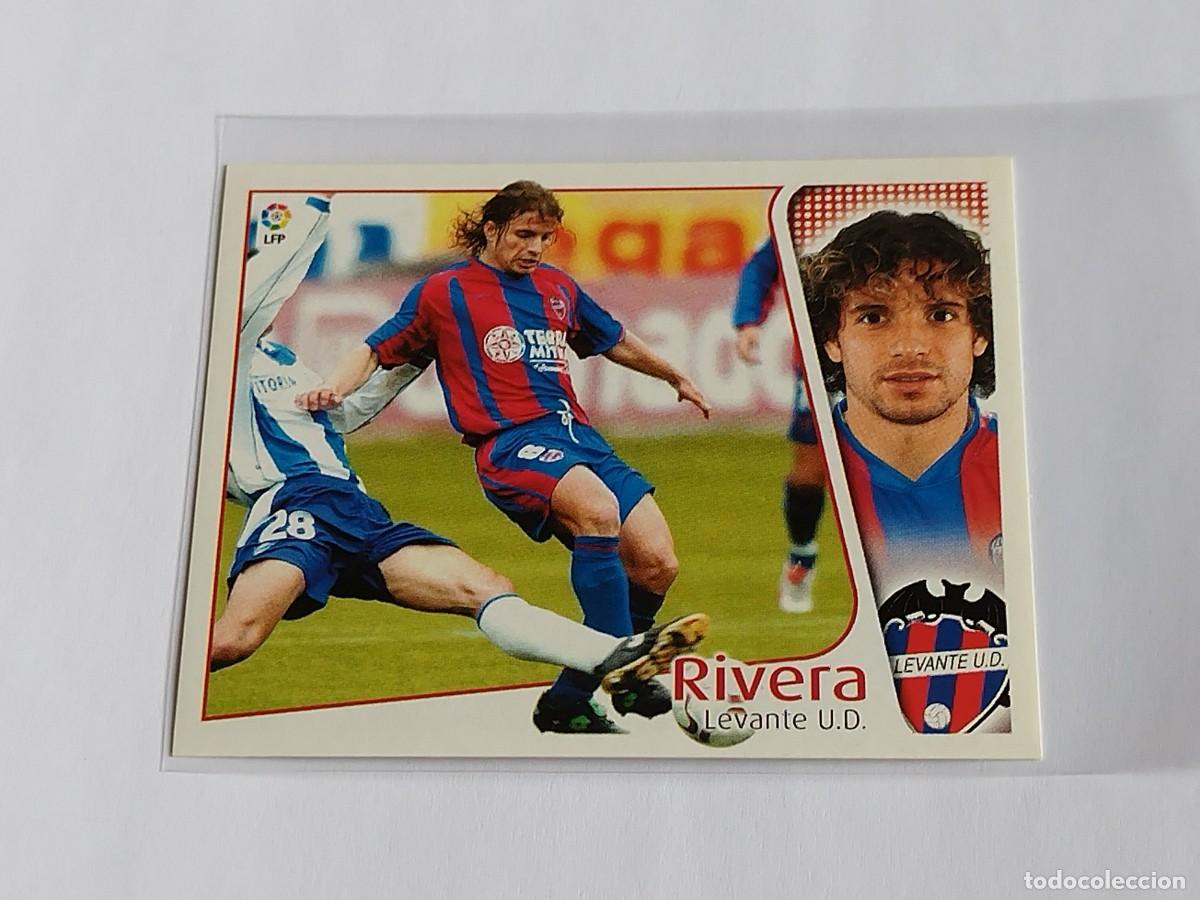 Cromos de f&uacute;tbol: RIVERA LEVANTE UD - COLECCIONES EDICIONES ESTE LA LIGA 2004 2005 - PANINI 04 05 SIN PEGAR