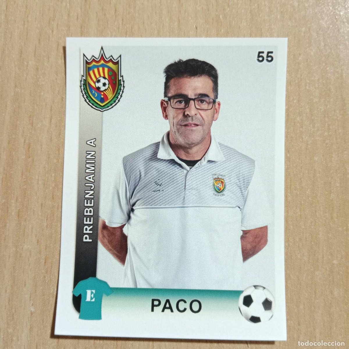 Cromos de f&uacute;tbol: PACO GIL -ENTRENADOR- PREBENJAM&Iacute;N A - TAVERNES BLANQUES CLUB F&Uacute;TBOL -STICKER CROMO N&ordm; 55 - A&Ntilde;O 2018.