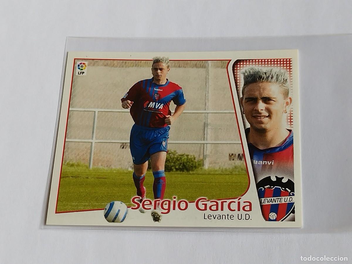 Figurine di Calcio: SERGIO GARC&Iacute;A LEVANTE UD - COLECCIONES EDICIONES ESTE LA LIGA 2004 2005 - PANINI 04 05 SIN PEGAR