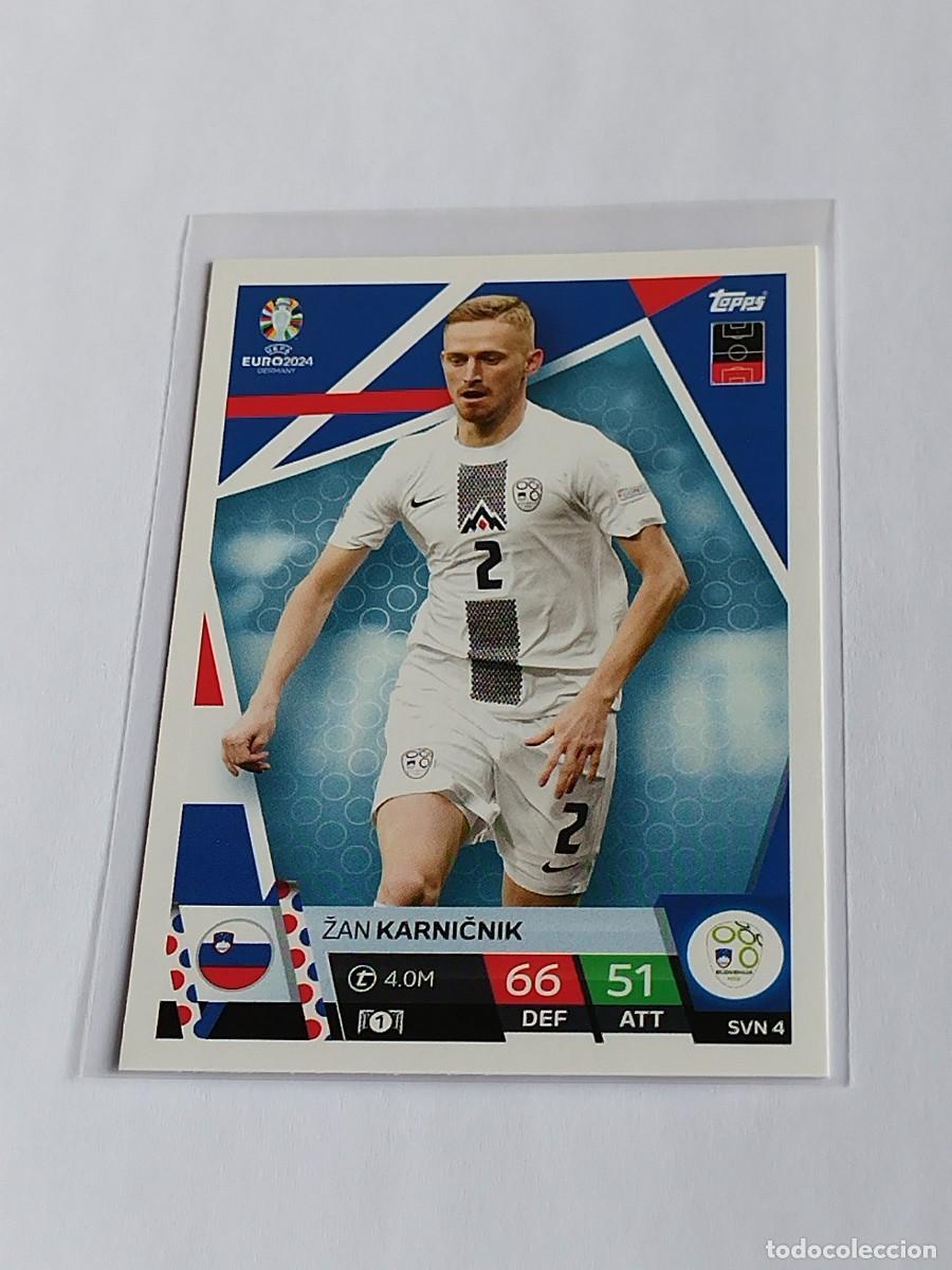 Cromos de f&uacute;tbol: KARNICNIK #SVN 4 ESLOVENIA - TOPPS EUROCOPA 2024 MATCH ATTAX SLOVENIA - UEFA EURO GERMANY 24 SVN4