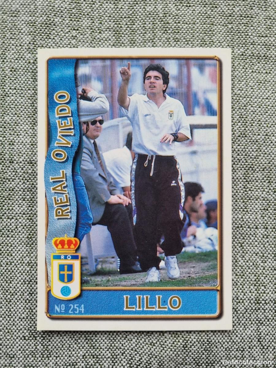 Cromos de f&uacute;tbol: 254 LILLO (Real Oviedo). Las Fichas de la Liga 1996 1997 96 97 (Mundicromo)