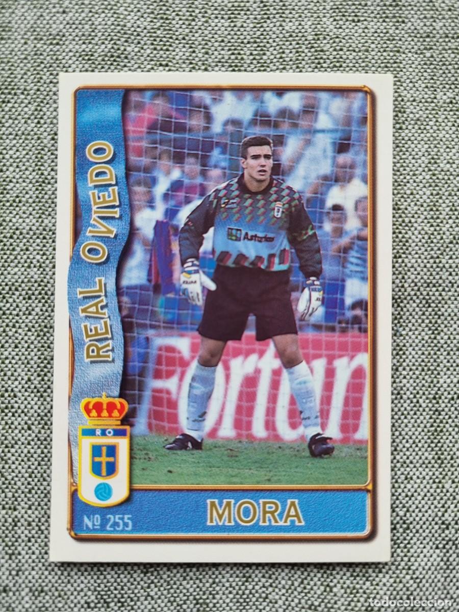 Cromos de f&uacute;tbol: 255 MORA (Real Oviedo). Las Fichas de la Liga 1996 1997 96 97 (Mundicromo)