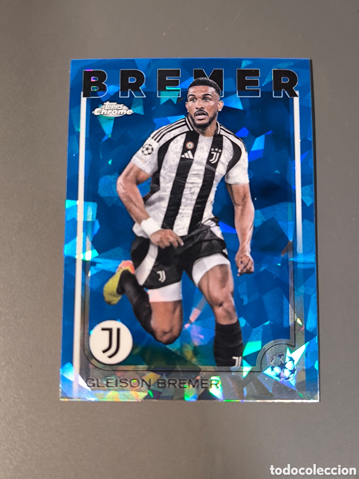 Cromos de f&uacute;tbol: GLEISON BREMER 107 Juventus Topps Chrome Sapphire