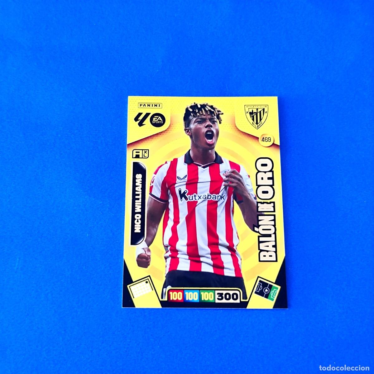 Cromos de Futebol: Adrenalyn 2025 2026 / 25 26 Bal&oacute;n de Oro Nico Williams 469 Athletic Club de Bilbao