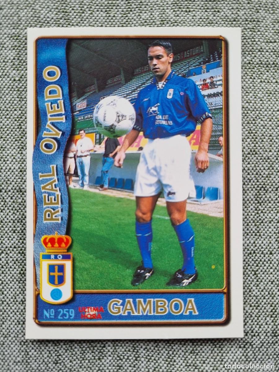 Cromos de Futebol: 259 GAMBOA (Real Oviedo) &Uacute;LTIMA HORA. Las Fichas de la Liga 1996 1997 96 97 (Mundicromo)