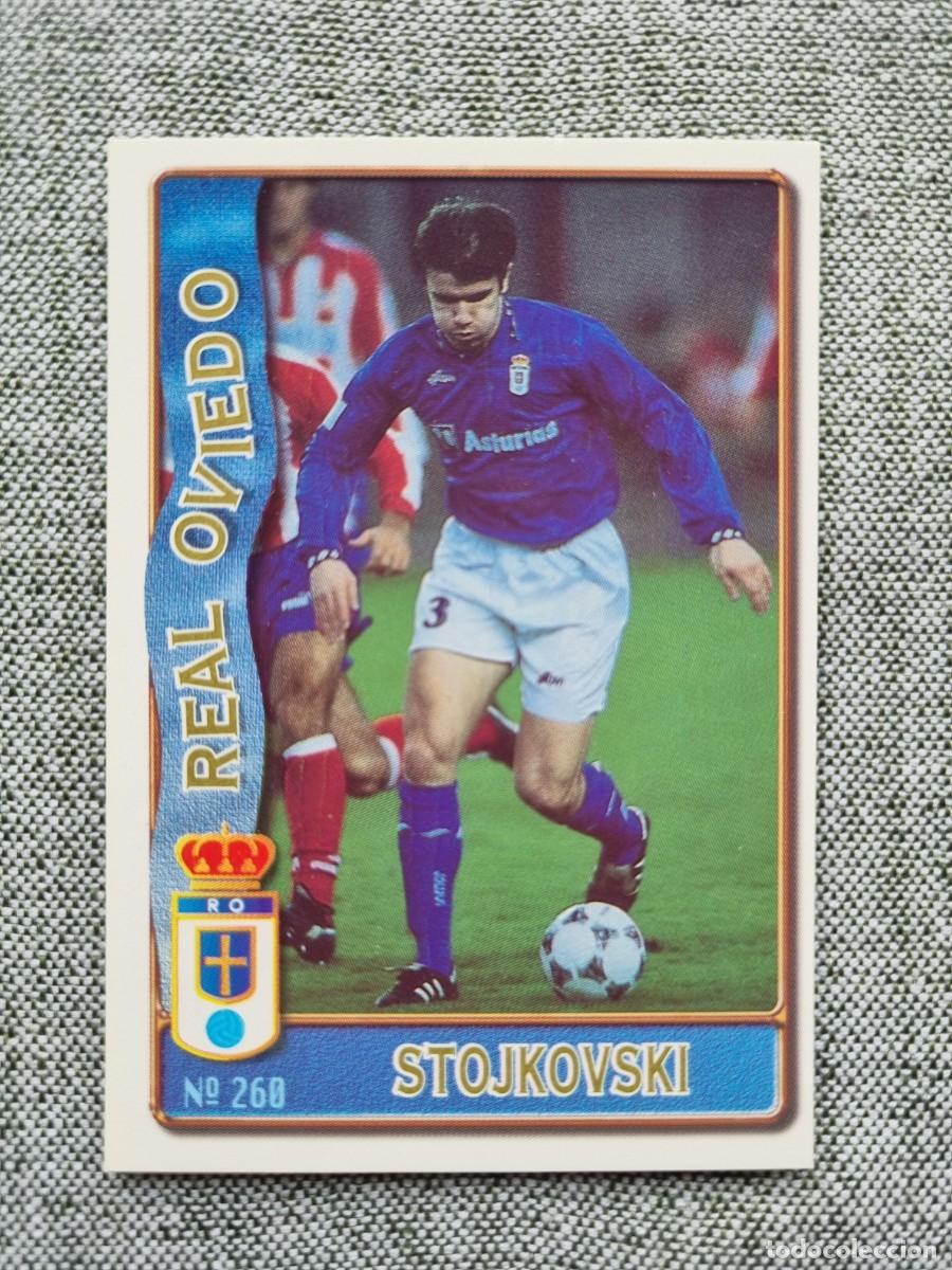 Cromos de Futebol: 260 STOJKOVSKI (Real Oviedo). Las Fichas de la Liga 1996 1997 96 97 (Mundicromo)