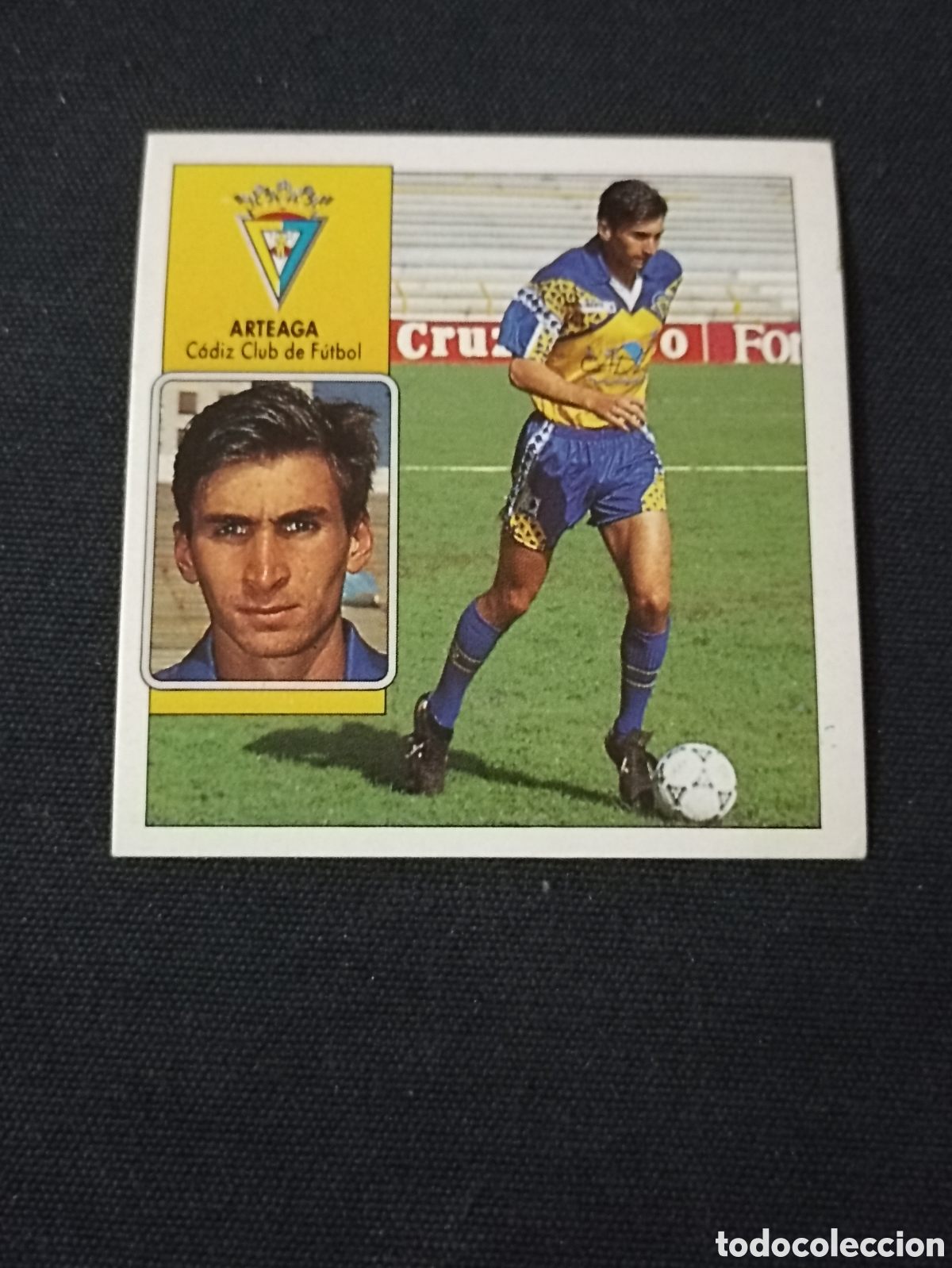 Cromos de Futebol: Arteaga ( C&aacute;diz Club de F&uacute;tbol ). Liga este 92-93. Nunca pegado