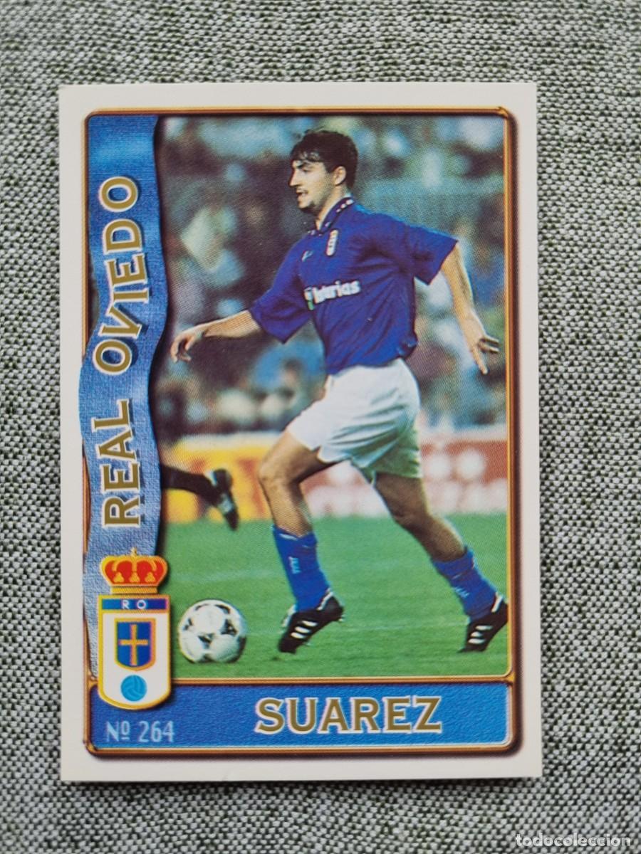 Cromos de Futebol: 264 SUAREZ (Real Oviedo). Las Fichas de la Liga 1996 1997 96 97 (Mundicromo)
