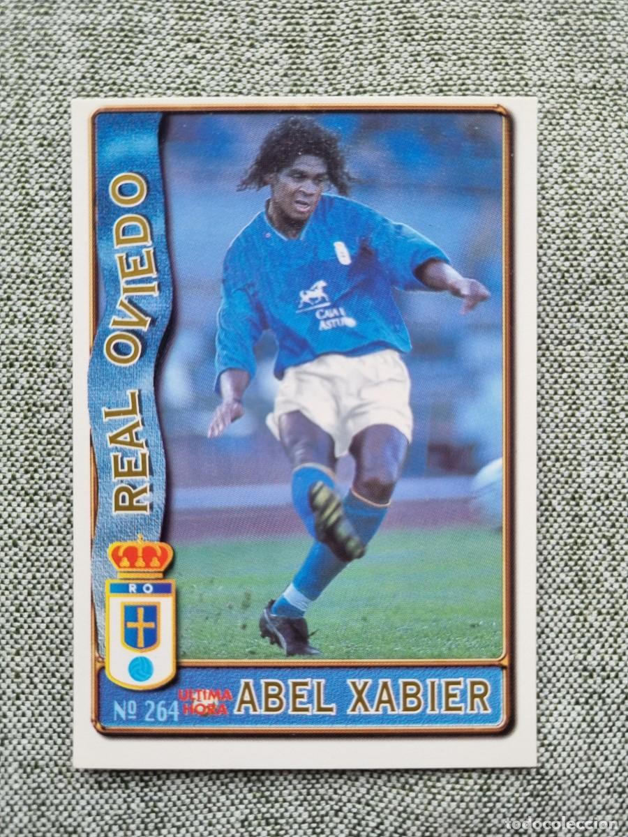 Figurine di Calcio: 264 ABEL XABIER (Real Oviedo) &Uacute;LTIMA HORA. Las Fichas de la Liga 1996 1997 96 97 (Mundicromo)