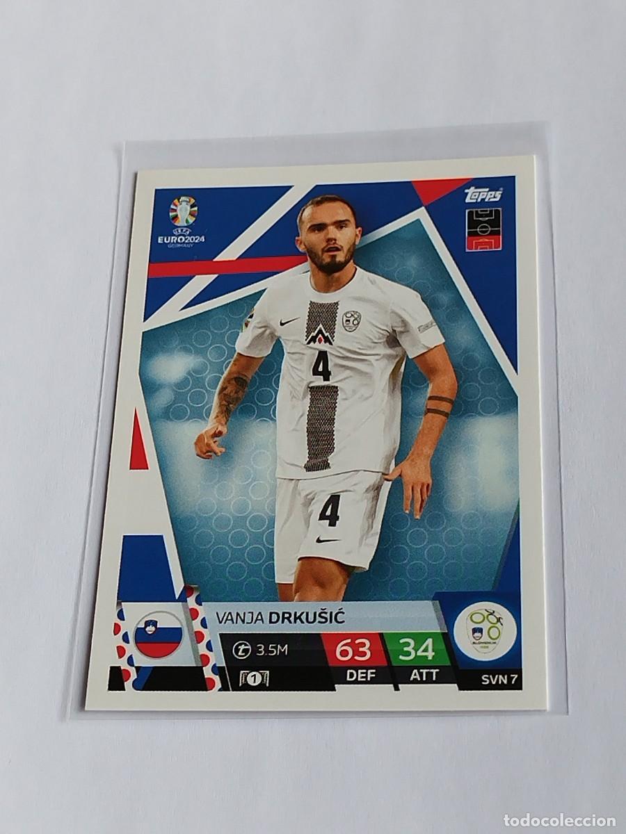 Figurine di Calcio: DRKUSIC #SVN 7 ESLOVENIA - TOPPS EUROCOPA 2024 MATCH ATTAX SLOVENIA - UEFA EURO GERMANY 24 SVN7