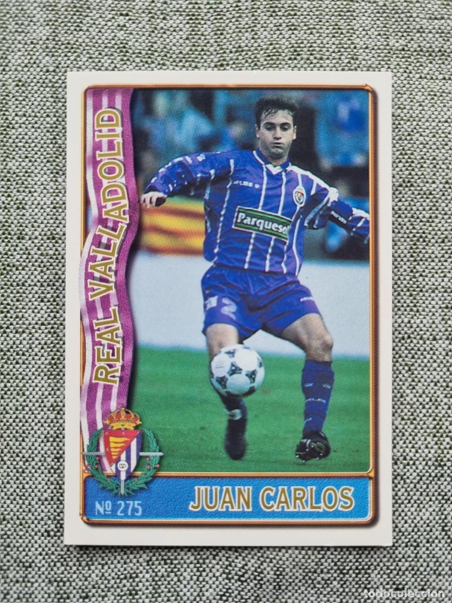 Figurine di Calcio: 275 JUAN CARLOS (Real Valladolid). Las Fichas de la Liga 1996 1997 96 97 (Mundicromo)