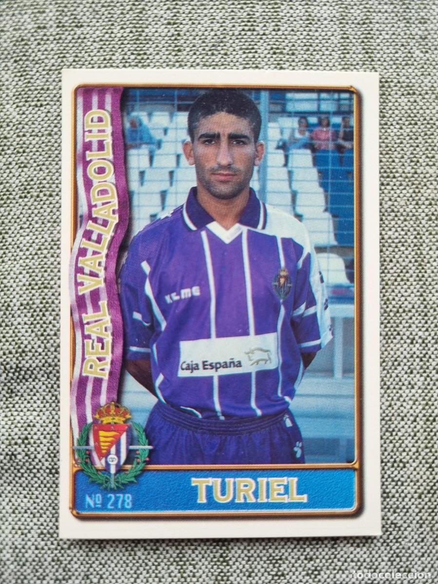 Cromos de f&uacute;tbol: 278 TURIEL (Real Valladolid). Las Fichas de la Liga 1996 1997 96 97 (Mundicromo)