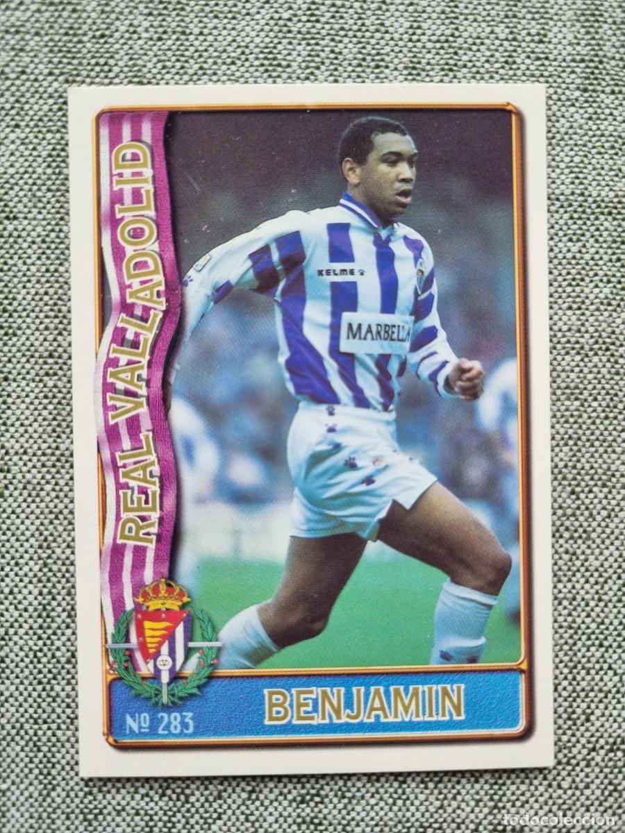 Cromos de f&uacute;tbol: 283 BENJAM&Iacute;N (Real Valladolid). Las Fichas de la Liga 1996 1997 96 97 (Mundicromo)
