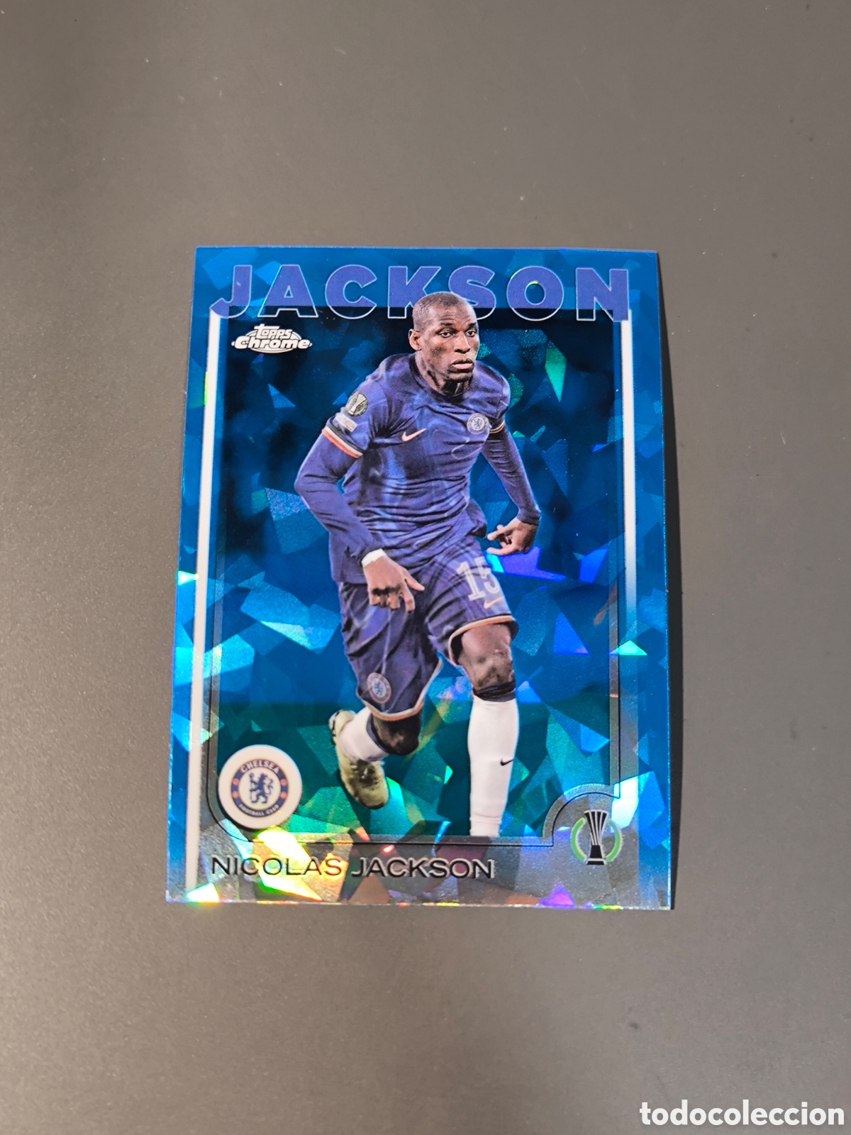 Cromos de f&uacute;tbol: NICOL&Aacute;S JACKSON 41 Chelsea Topps Chrome Sapphire