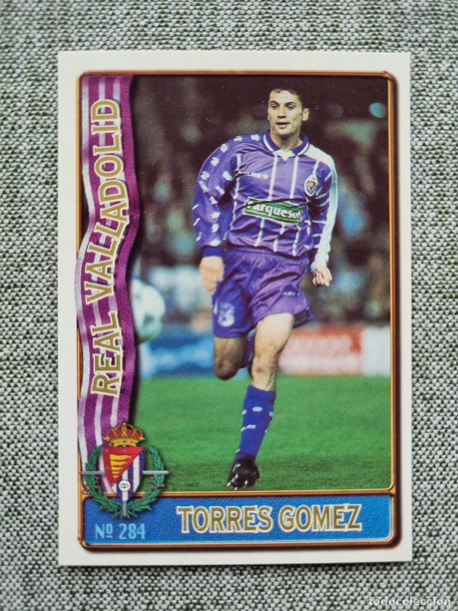 Cromos de f&uacute;tbol: 284 TORRES G&Oacute;MEZ (Real Valladolid). Las Fichas de la Liga 1996 1997 96 97 (Mundicromo)