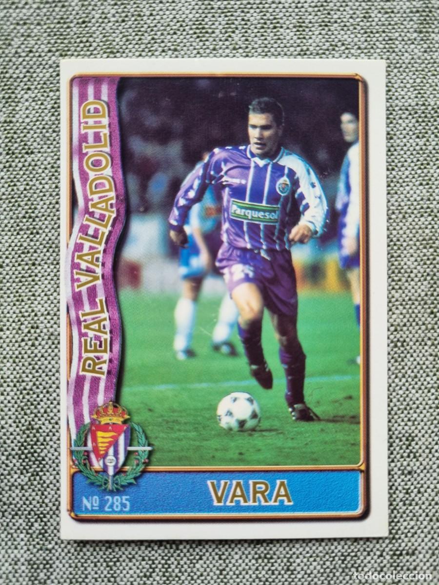 Cromos de f&uacute;tbol: 285 VARA (Real Valladolid). Las Fichas de la Liga 1996 1997 96 97 (Mundicromo)
