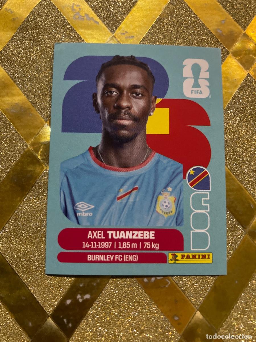 Cromos de f&uacute;tbol: CROMO DE F&Uacute;TBOL NUMERO COD 4 AXEL TUANZEBE CONGO MUNDIAL 2026 MEXICO-EEUU-CANADA PANINI !