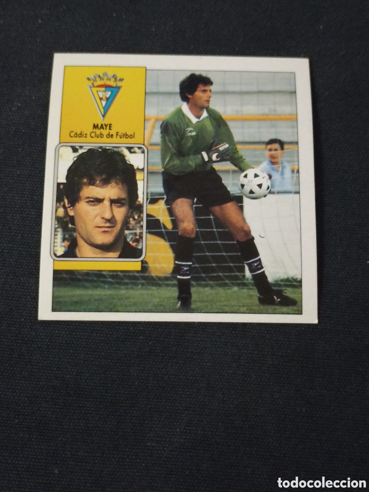 Cromos de f&uacute;tbol: Maye ( C&aacute;diz Club de F&uacute;tbol ). Liga este 92-93. Nunca pegado