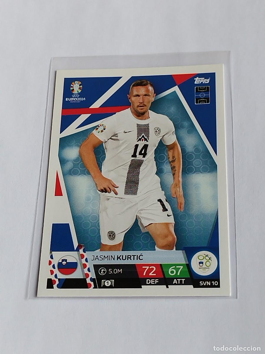 Cromos de f&uacute;tbol: KURTIC #SVN 10 ESLOVENIA - TOPPS EUROCOPA 2024 MATCH ATTAX SLOVENIA - UEFA EURO GERMANY 24 SVN10