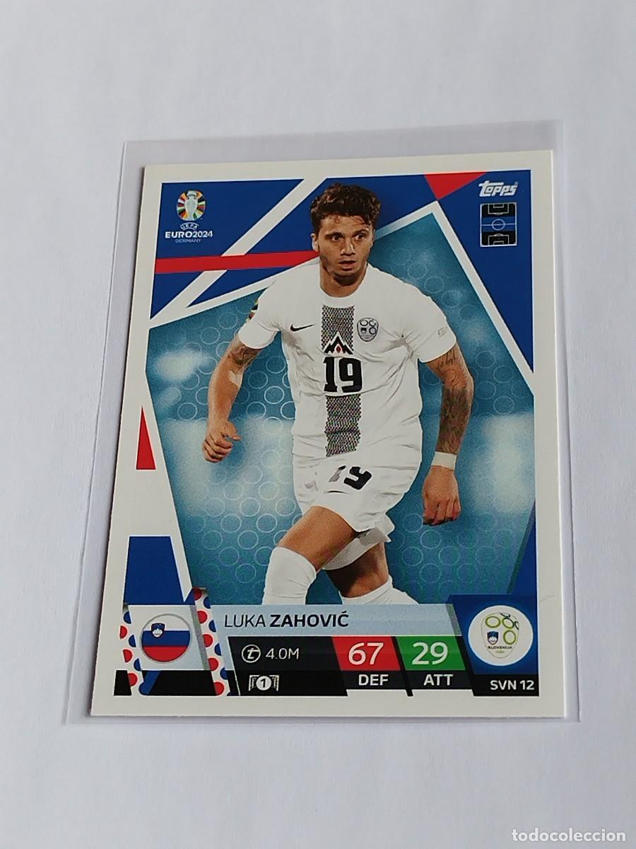 Cromos de f&uacute;tbol: ZAHOVIC #SVN 12 ESLOVENIA - TOPPS EUROCOPA 2024 MATCH ATTAX SLOVENIA - UEFA EURO GERMANY 24 SVN12