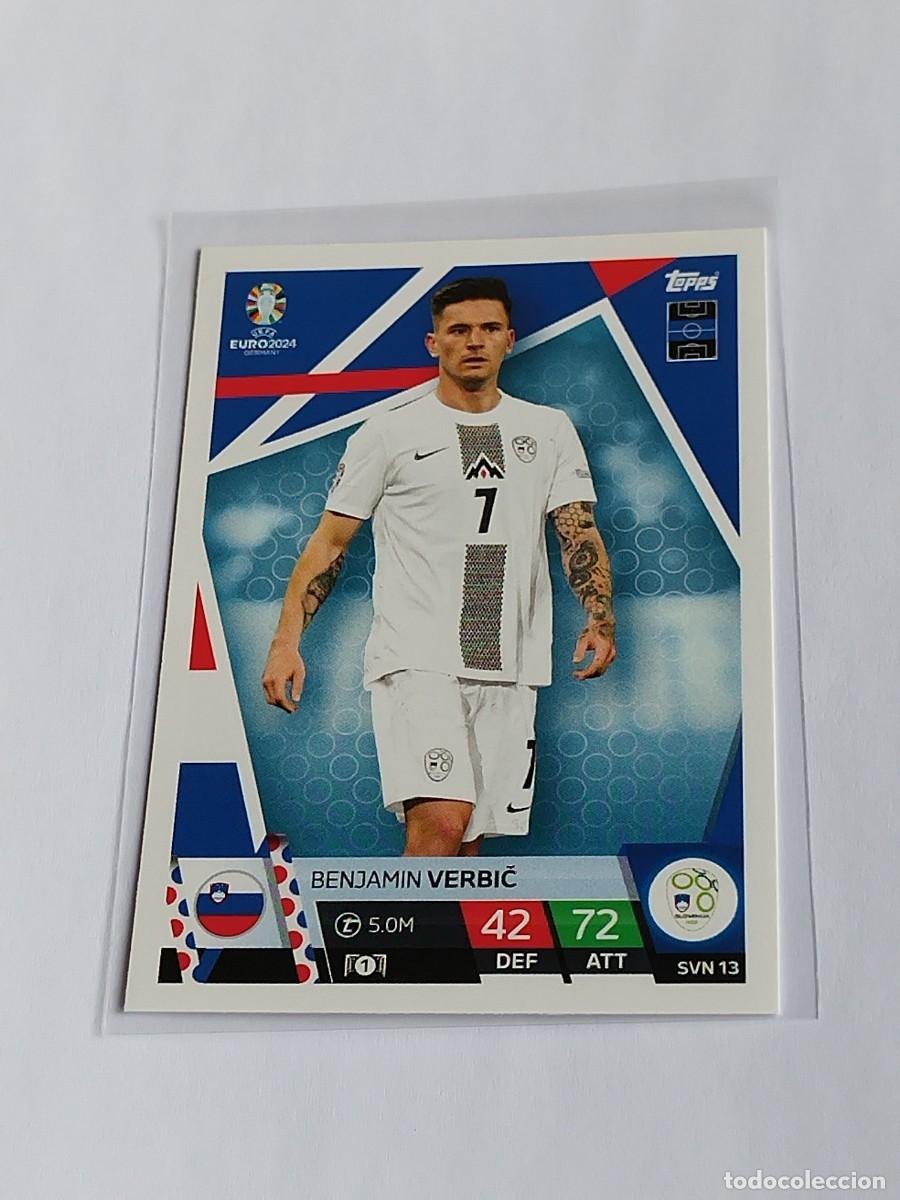 Cromos de f&uacute;tbol: VERBIC #SVN 13 ESLOVENIA - TOPPS EUROCOPA 2024 MATCH ATTAX SLOVENIA - UEFA EURO GERMANY 24 SVN13
