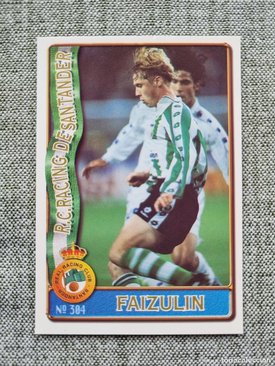 Cromos de f&uacute;tbol: 304 FAIZULIN (Racing de Santander). Las Fichas de la Liga 1996 1997 96 97 (Mundicromo)