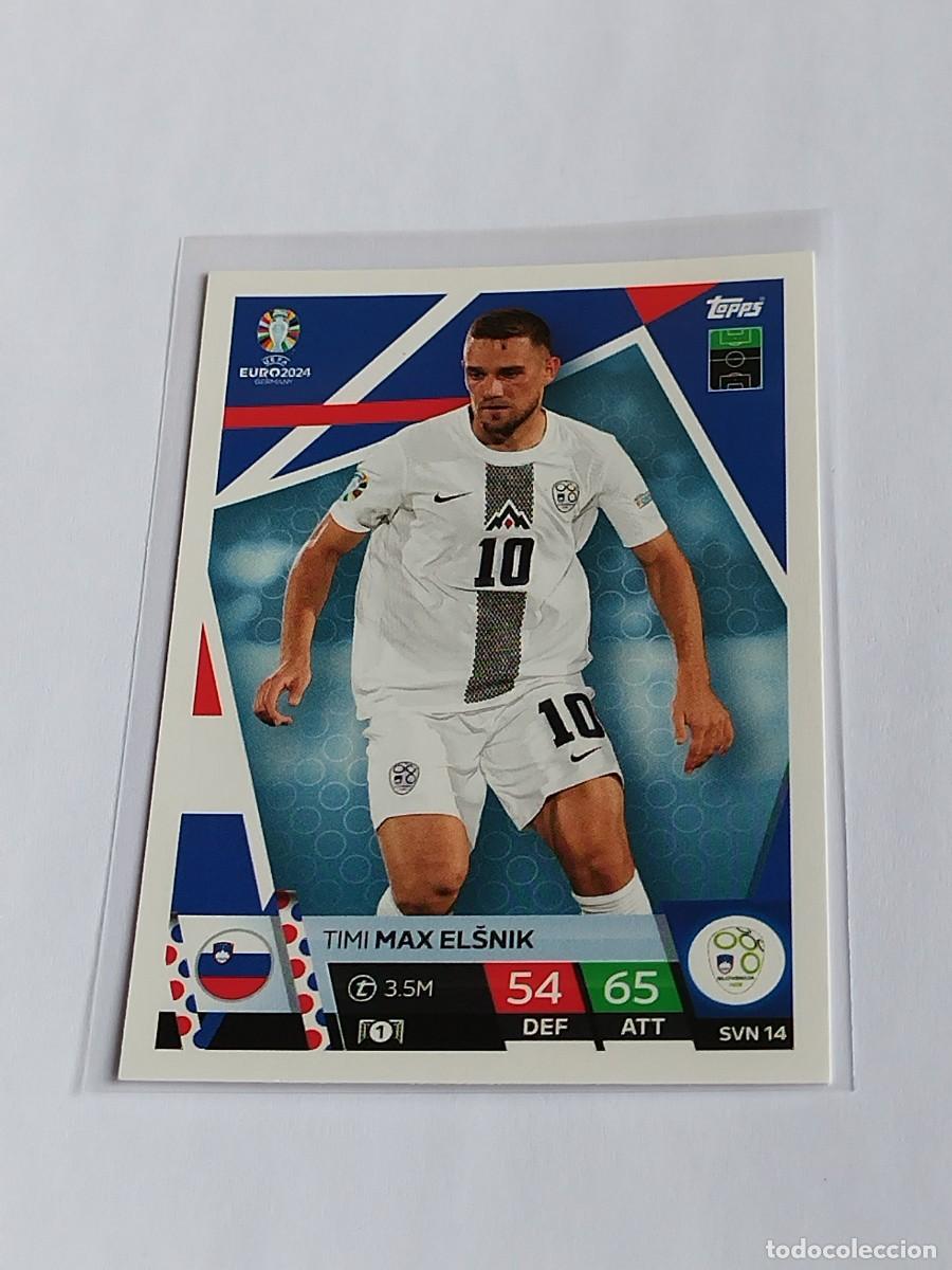 Cromos de f&uacute;tbol: MAX ELSNIK #SVN 14 ESLOVENIA - TOPPS EUROCOPA 2024 MATCH ATTAX SLOVENIA - UEFA EURO GERMANY 24 SVN14