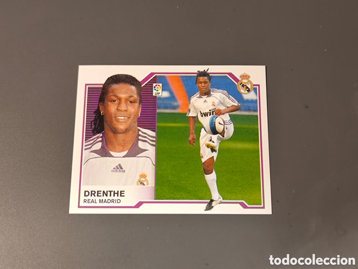 Cromos de f&uacute;tbol: DRENTHE Fichaje 31 Real Madrid Liga Este 07 08