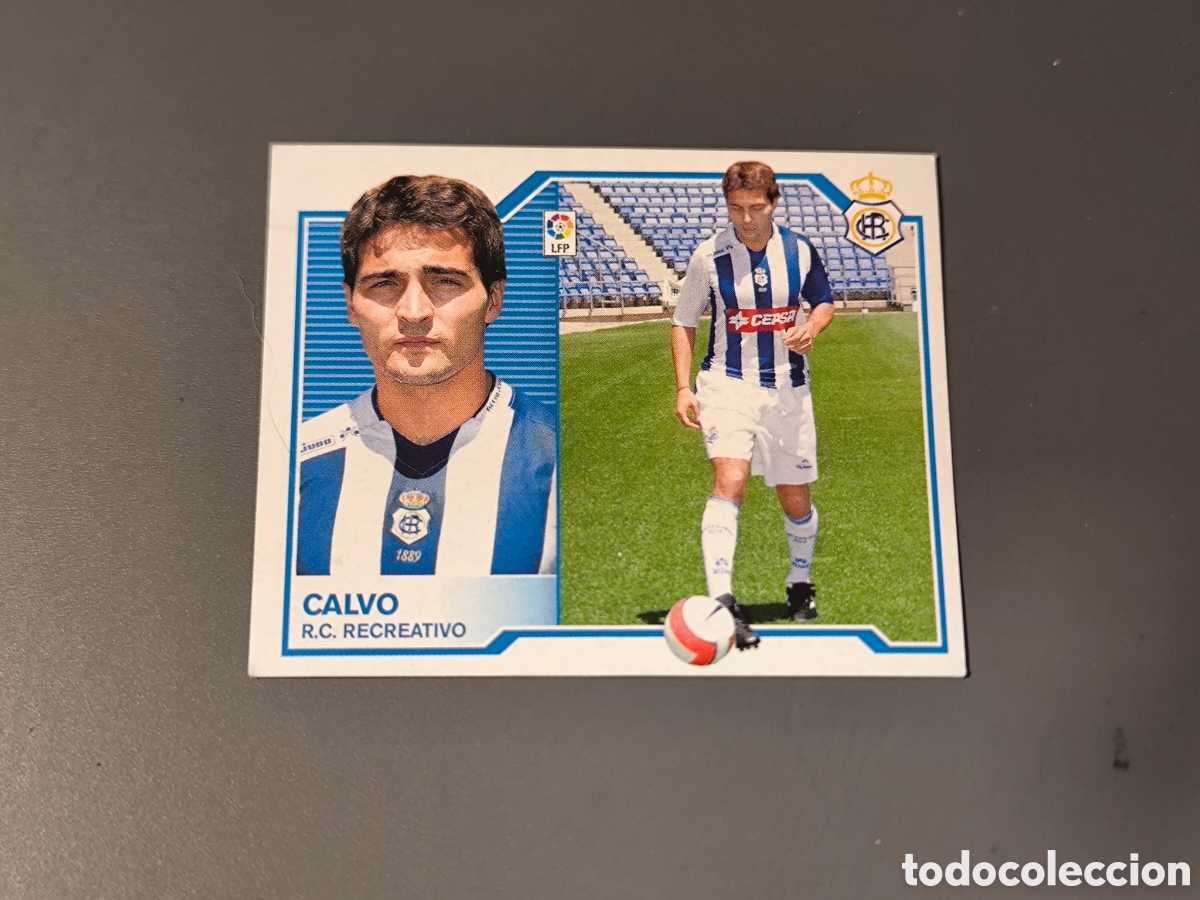 Cromos de f&uacute;tbol: CALVO Fichaje 23 Recreativo Liga Este 07 08