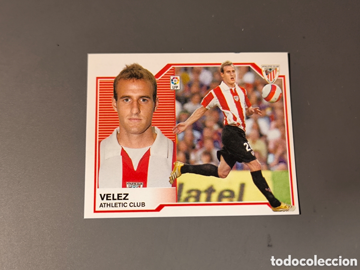 Cromos de f&uacute;tbol: V&Eacute;LEZ coloca Athletic Club Liga Este 07 08