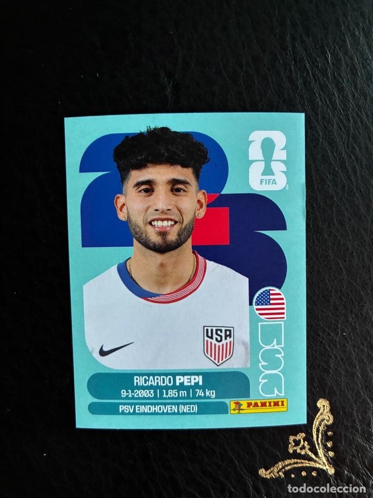 Cromos de f&uacute;tbol: USA 18 RICARDO PEPI USA18 ESTADOS UNIDOS FIFA WORLD CUP MUNDIAL 2026 26 PANINI