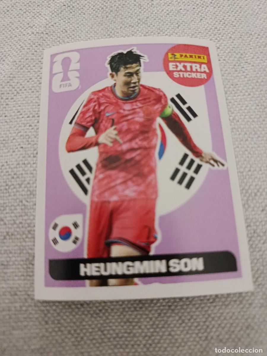 Football Stickers: Mundial Estados Unidos-Mexico-Canad&aacute; 2026. Son. Corea del Sur. Nunca pegado. Extra sticker.