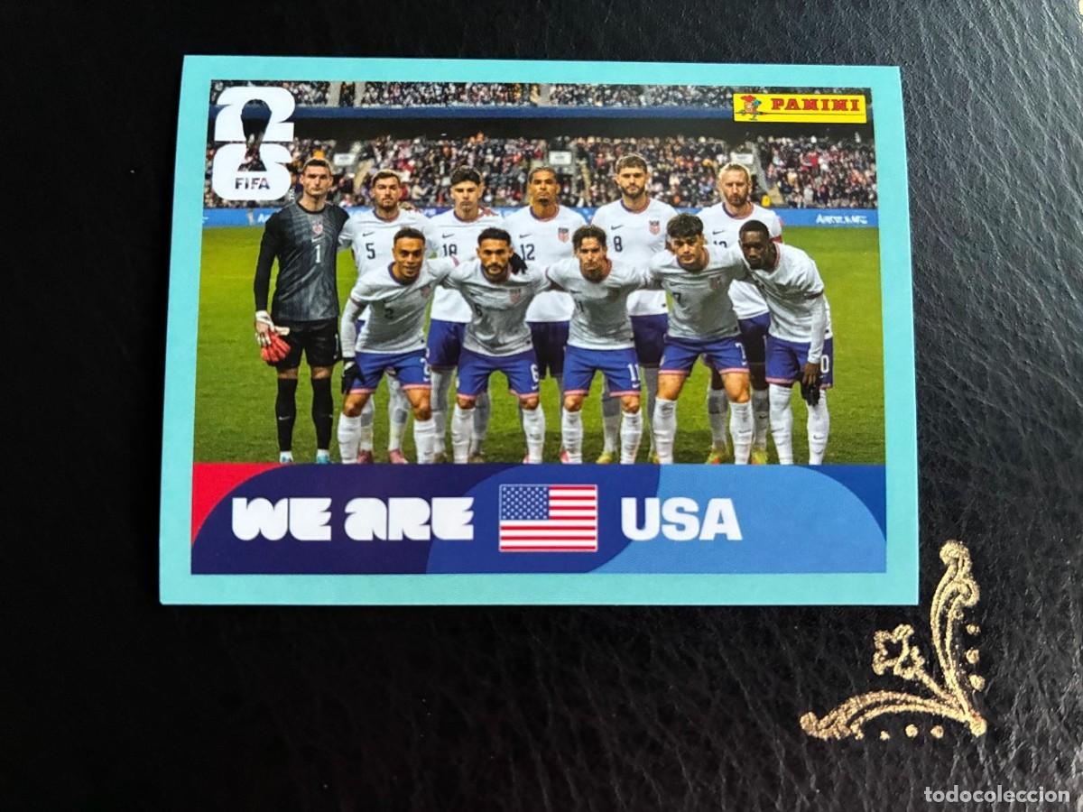 Football Stickers: USA 13 EQUIPO ALINEACION PLANTILLA USA13 ESTADOS UNIDOS FIFA WORLD CUP MUNDIAL 2026 26 PANINI